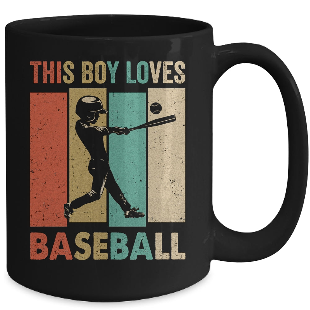 This Boy Loves Baseball Boys Soccer Player Vintage Mug | siriusteestore