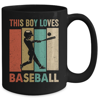 This Boy Loves Baseball Boys Soccer Player Vintage Mug | siriusteestore