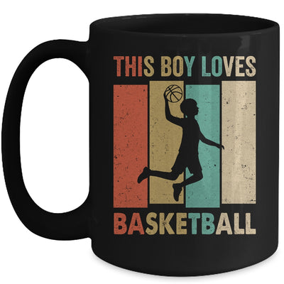 This Boy Loves Basketball Boys Soccer Player Vintage Mug | siriusteestore