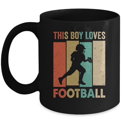 This Boy Loves Football Boys Soccer Player Vintage Mug | siriusteestore
