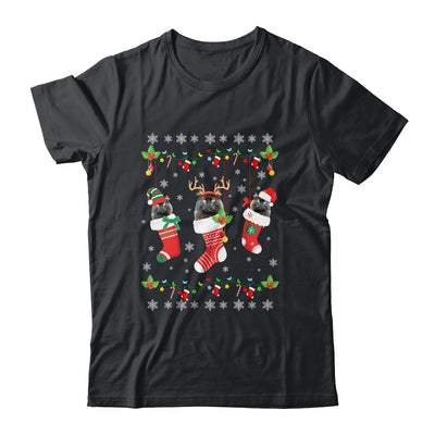 This Christmas Pajama Black Cat In Socks Shirt & Sweatshirt | siriusteestore
