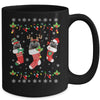 This Christmas Pajama Black Cat In Socks Mug | siriusteestore