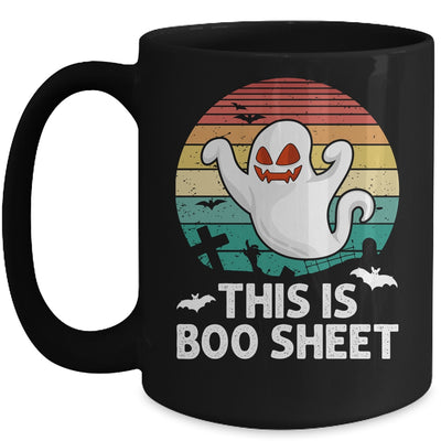 This Is Boo Sheet Ghost Halloween Costume Men Women Retro Mug | siriusteestore