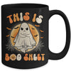 This Is Boo Sheet Ghost Retro Halloween Costume Funny Mug | siriusteestore