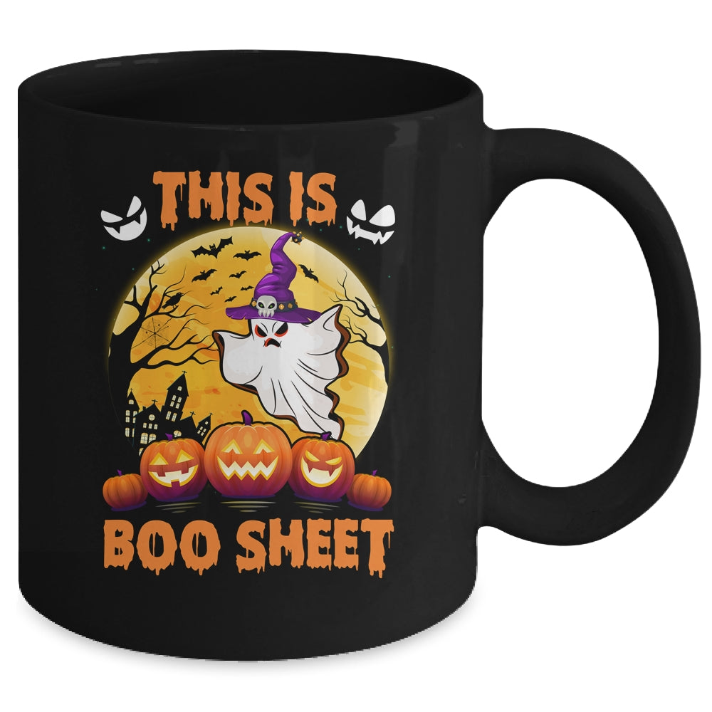 This Is Boo Sheet Ghost Retro Halloween Costume Men Women Mug | siriusteestore