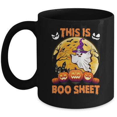 This Is Boo Sheet Ghost Retro Halloween Costume Men Women Mug | siriusteestore