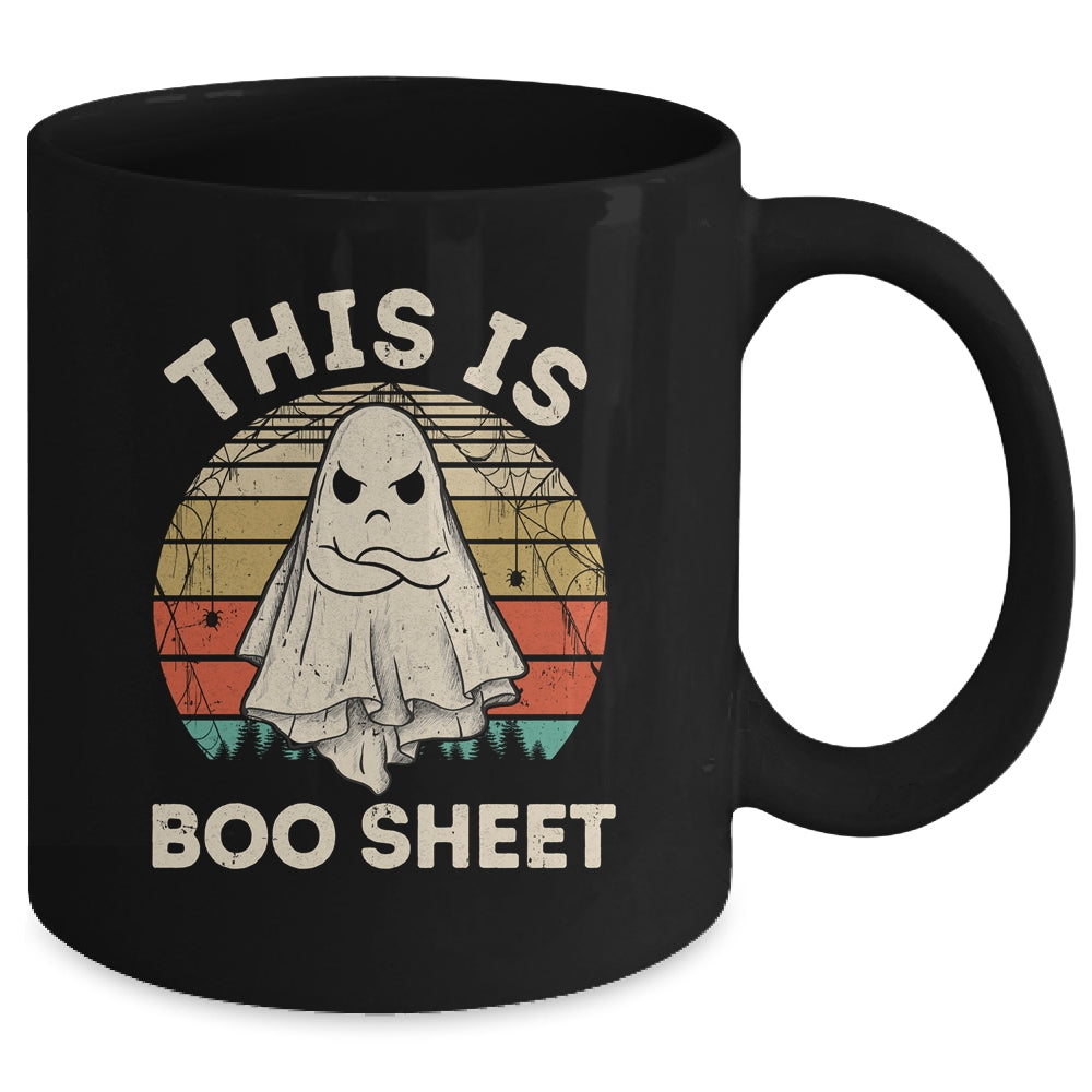 This Is Boo Sheet Ghost Retro Halloween Costume Women Men Mug | siriusteestore