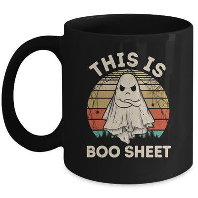 This Is Boo Sheet Ghost Retro Halloween Costume Women Men Mug | siriusteestore