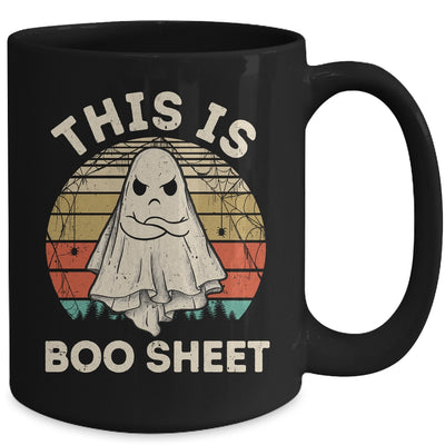 This Is Boo Sheet Ghost Retro Halloween Costume Women Men Mug | siriusteestore