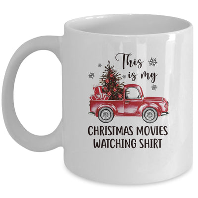This Is My Christmas Movie Watching Vintage Truck Mug | siriusteestore