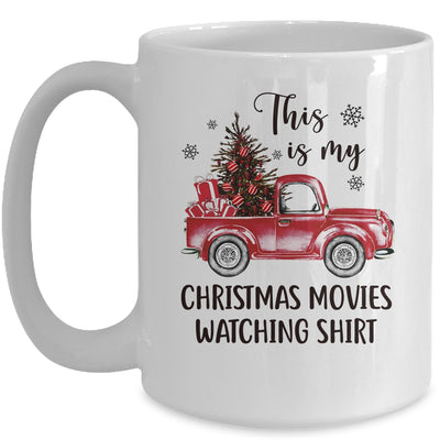 This Is My Christmas Movie Watching Vintage Truck Mug | siriusteestore