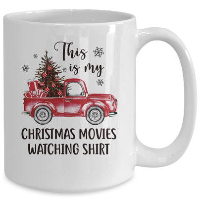 This Is My Christmas Movie Watching Vintage Truck Mug | siriusteestore