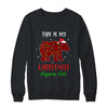 This Is My Christmas Pajama Shirt Bear Red Plaid Shirt & Sweatshirt | siriusteestore
