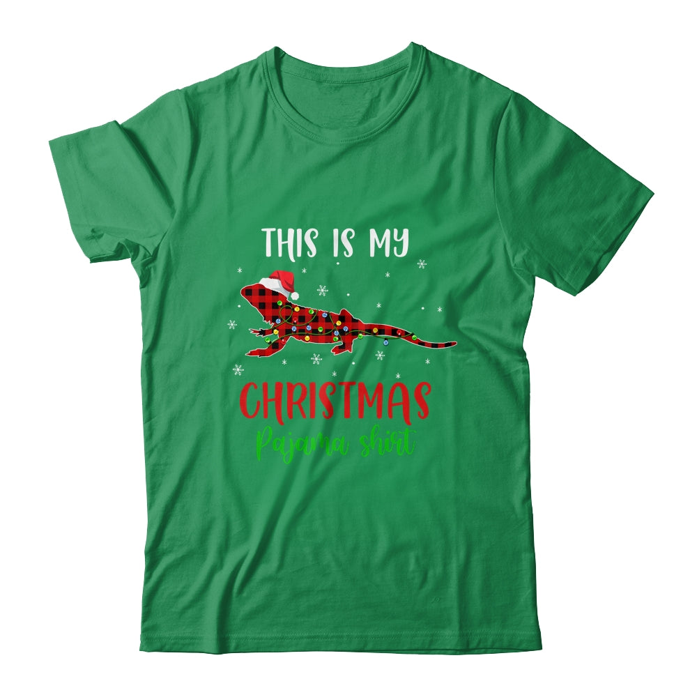This Is My Christmas Pajama Shirt Bearded Dragon Red Plaid Shirt & Sweatshirt | siriusteestore