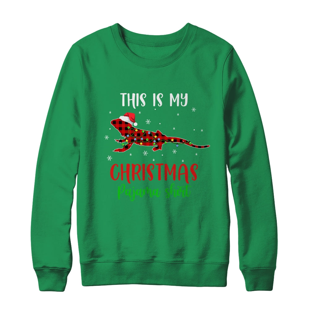 This Is My Christmas Pajama Shirt Bearded Dragon Red Plaid Shirt & Sweatshirt | siriusteestore