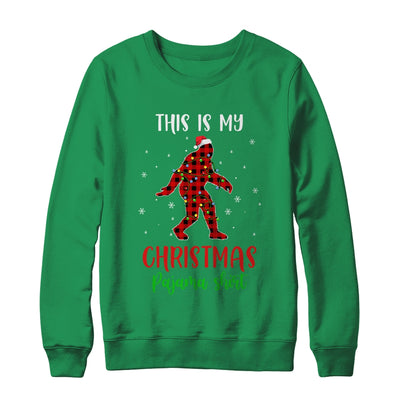 This Is My Christmas Pajama Shirt Bigfoot Red Plaid Shirt & Sweatshirt | siriusteestore