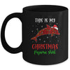 This Is My Christmas Pajama Shirt Dolphin Red Plaid Mug | siriusteestore