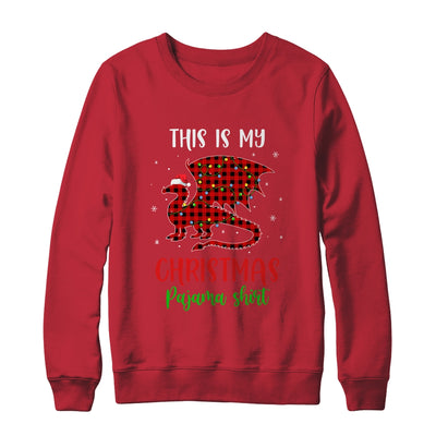 This Is My Christmas Pajama Shirt Dragon Red Plaid Shirt & Sweatshirt | siriusteestore