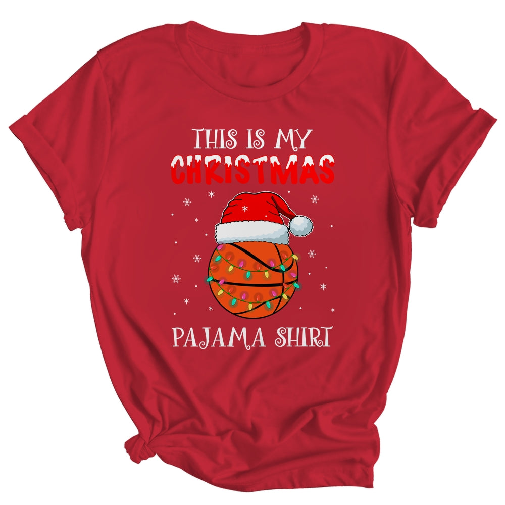 This Is My Christmas Pajama Shirt Gift For Basketball Lover Shirt & Sweatshirt | siriusteestore