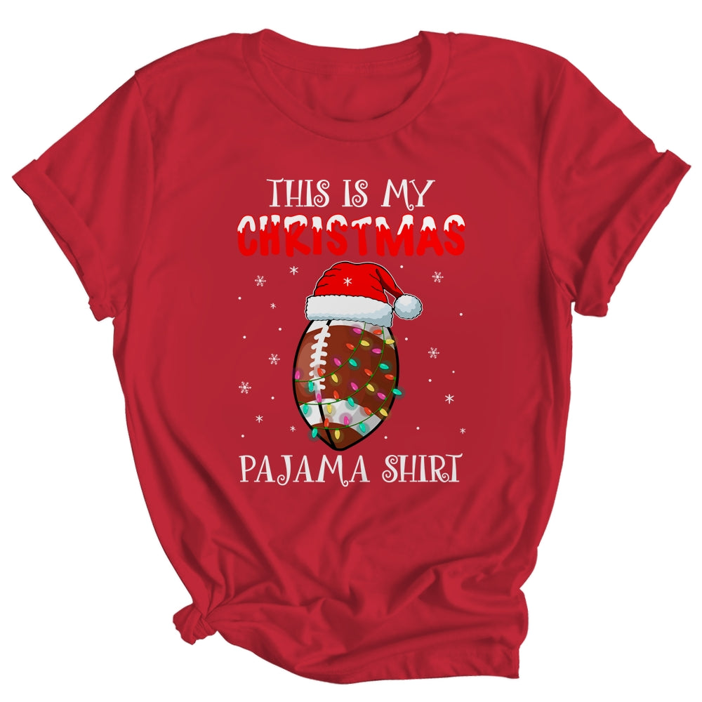 This Is My Christmas Pajama Shirt Gift For Football Lover Shirt & Sweatshirt | siriusteestore
