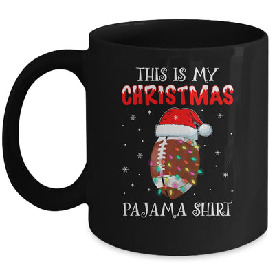This Is My Christmas Pajama Shirt Gift For Football Lover Mug | siriusteestore