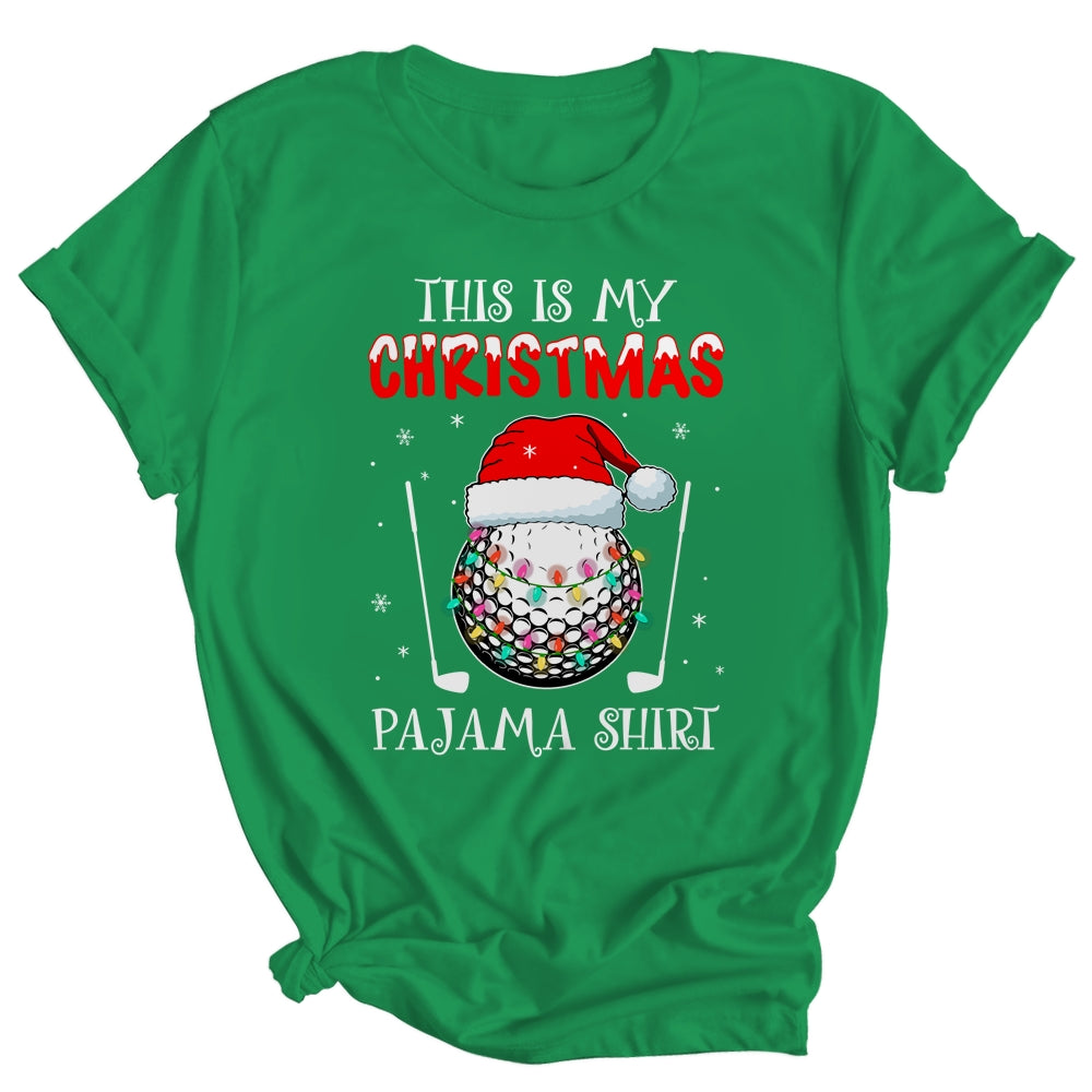 This Is My Christmas Pajama Shirt Gift For Golf Lover Shirt & Sweatshirt | siriusteestore