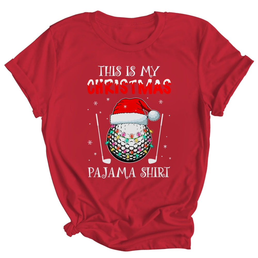 This Is My Christmas Pajama Shirt Gift For Golf Lover Shirt & Sweatshirt | siriusteestore
