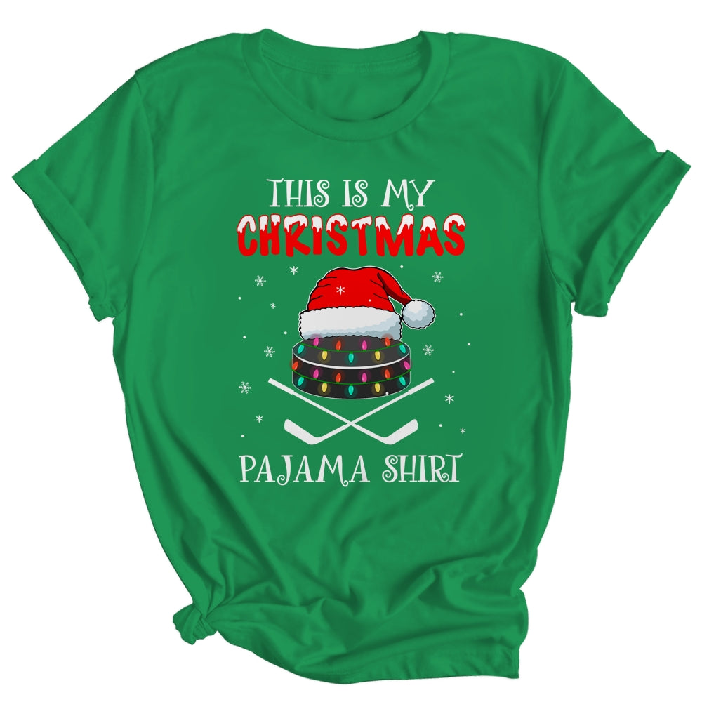 This Is My Christmas Pajama Shirt Gift For Hockey Lover Shirt & Sweatshirt | siriusteestore