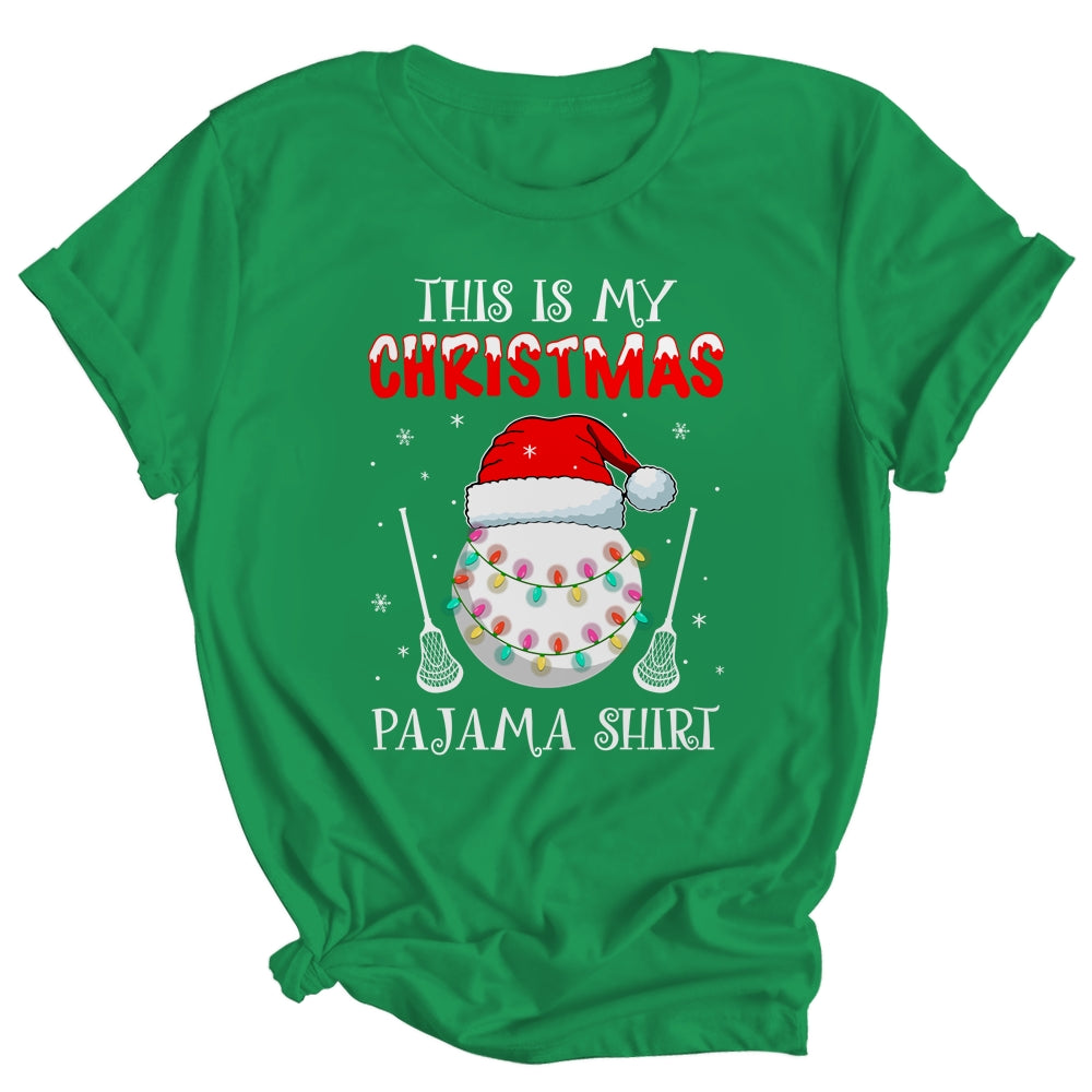 This Is My Christmas Pajama Shirt Gift For Lacrosse Lover Shirt & Sweatshirt | siriusteestore