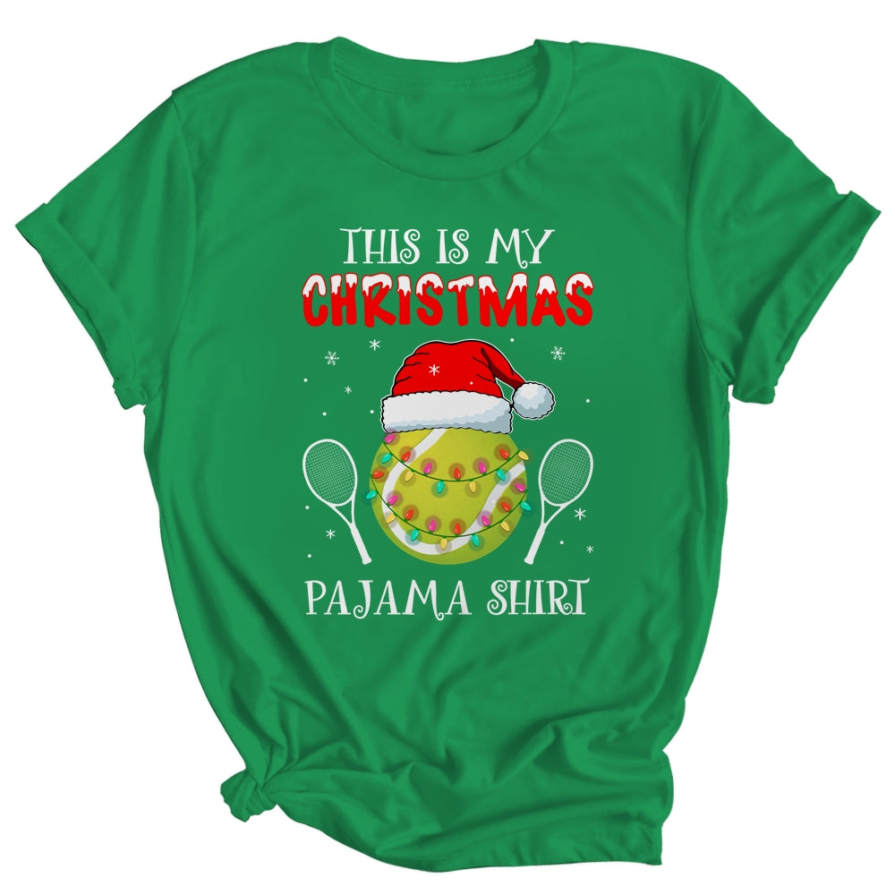This Is My Christmas Pajama Shirt Gift For Tennis Lover Shirt & Sweatshirt | siriusteestore