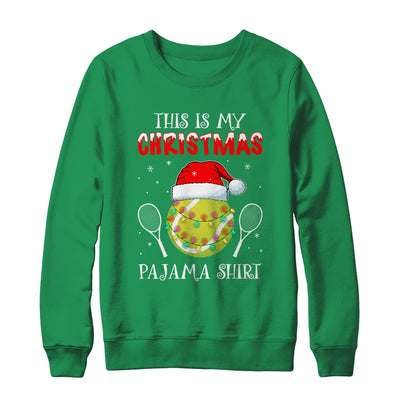 This Is My Christmas Pajama Shirt Gift For Tennis Lover Shirt & Sweatshirt | siriusteestore