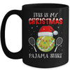 This Is My Christmas Pajama Shirt Gift For Tennis Lover Mug | siriusteestore