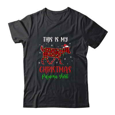 This Is My Christmas Pajama Shirt Goat Red Plaid Shirt & Sweatshirt | siriusteestore
