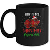 This Is My Christmas Pajama Shirt Guinea Pig Red Plaid Mug | siriusteestore
