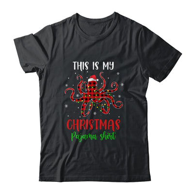 This Is My Christmas Pajama Shirt Octopus Red Plaid Shirt & Sweatshirt | siriusteestore
