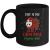 This Is My Christmas Pajama Shirt Panda Bear Red Plaid Mug | siriusteestore