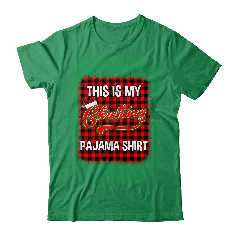 This Is My Christmas Pajama Shirt Red Plaid Funny Holidays Shirt & Sweatshirt | siriusteestore