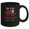 This Is My Christmas Pajama Shirt Sloth Red Plaid Mug | siriusteestore