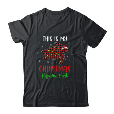 This Is My Christmas Pajama Shirt Turtle Red Plaid Shirt & Sweatshirt | siriusteestore