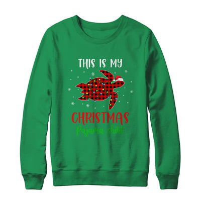 This Is My Christmas Pajama Shirt Turtle Red Plaid Shirt & Sweatshirt | siriusteestore