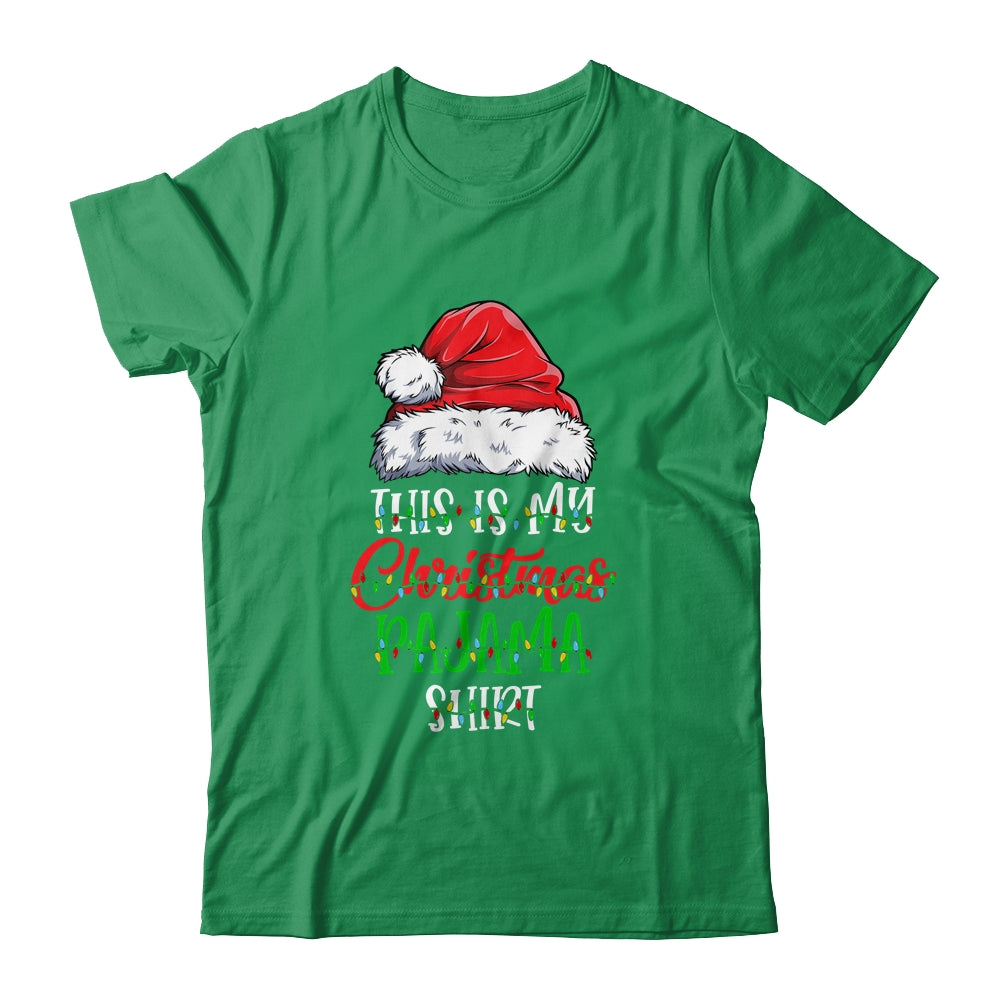 This Is My Christmas Pajama Shirt Xmas Lights Funny Holiday Shirt & Sweatshirt | siriusteestore