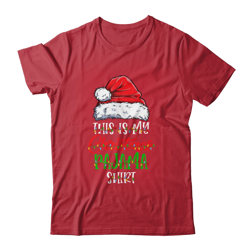 This Is My Christmas Pajama Shirt Xmas Lights Funny Holiday Shirt & Sweatshirt | siriusteestore