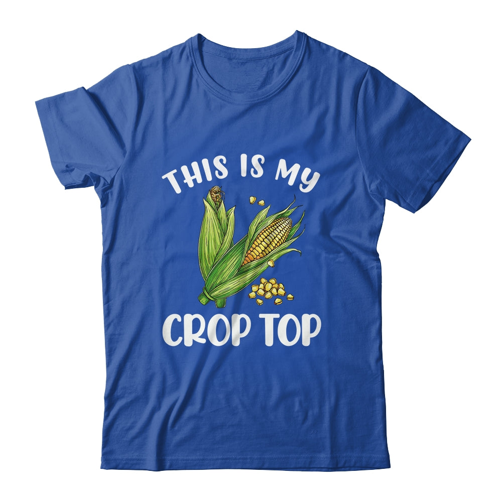 This Is My Crop Top Funny Corn Cob Farming Farmer Shirt & Tank Top | siriusteestore
