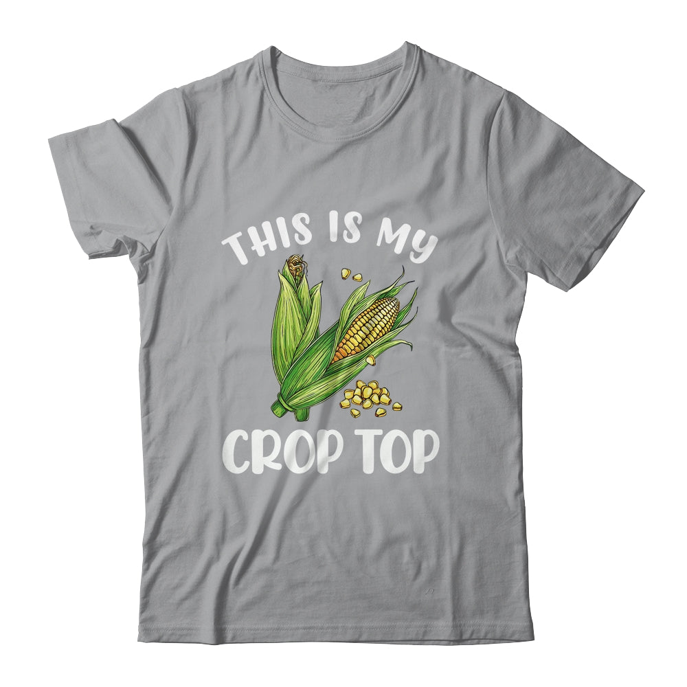 This Is My Crop Top Funny Corn Cob Farming Farmer Shirt & Tank Top | siriusteestore