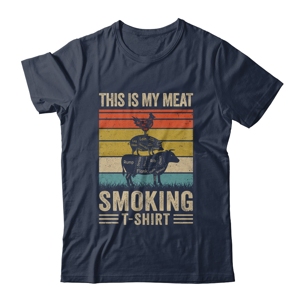 This Is My Meat Smoking BBQ Smoker Lover Vintage Shirt & Hoodie | siriusteestore