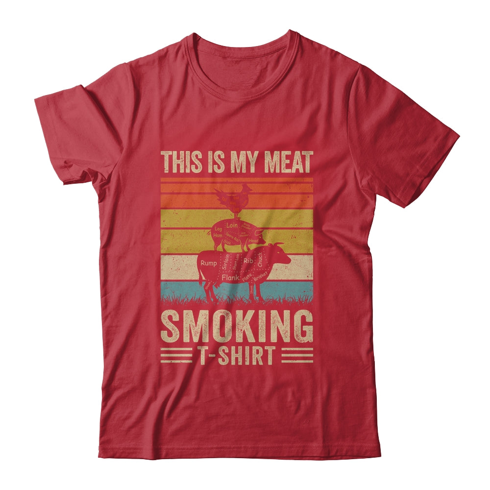 This Is My Meat Smoking BBQ Smoker Lover Vintage Shirt & Hoodie | siriusteestore