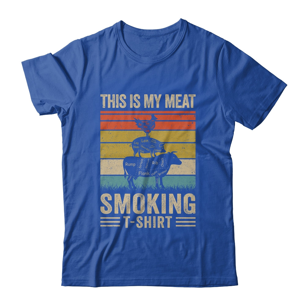 This Is My Meat Smoking BBQ Smoker Lover Vintage Shirt & Hoodie | siriusteestore