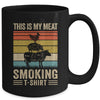 This Is My Meat Smoking BBQ Smoker Lover Vintage Mug | siriusteestore