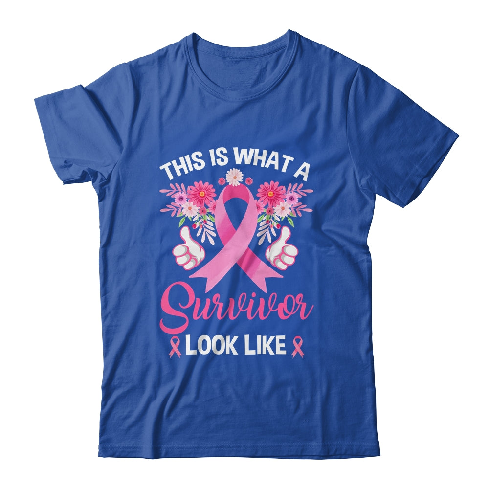 This Is What A Survivor Looks Like Breast Cancer Awareness Shirt & Hoodie | siriusteestore