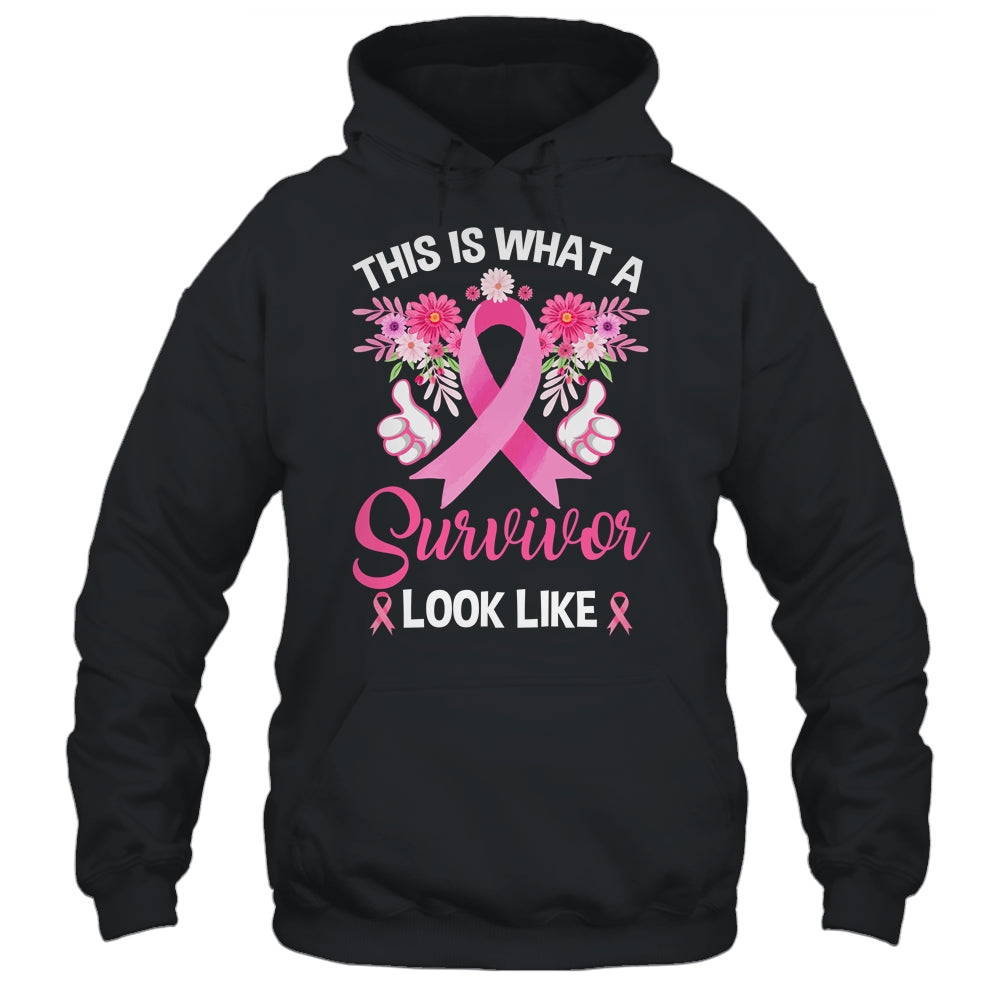 This Is What A Survivor Looks Like Breast Cancer Awareness Shirt & Hoodie | siriusteestore